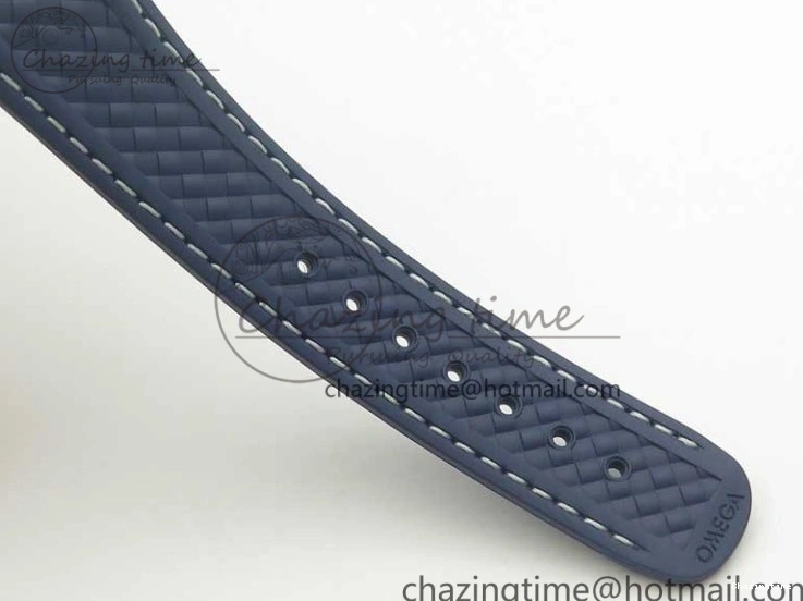 0501 Aqua Terra 150M Master Chronometers VSF 1:1 Best Edition Gray Dial Blue Hand on Blue Rubber Strap A8900 Super Clone HighQuality 8004